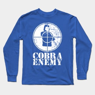 Cobra Enemy – Distressed white Long Sleeve T-Shirt